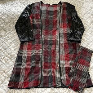 Vintage London Fog Coat Liner and Scarf